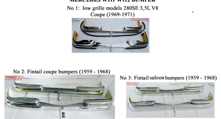 Mercedes W111 W112 Model Saloon And Coupe/Cabriole