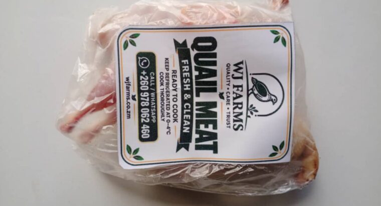 Quail Meat (Kwale) – WJ Farms, Lusaka
